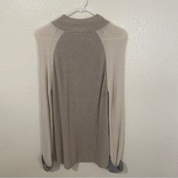 Splendid Alta Colorblock Cashmere Lambs Wool Viscose Blend Sweater Size XS - Picture 6 of 9